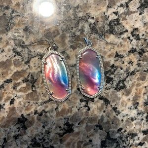 BRAND NEW Kendra Scott Elle Silver Drop Earrings